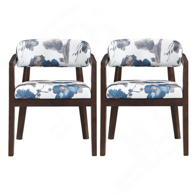 Chaise avec accoudoirs de salle à manger (ensemble de 2)