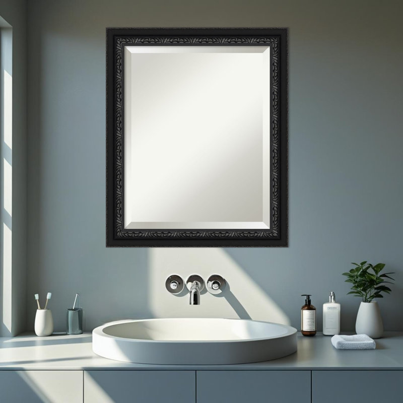 Miroir mural de salle de bain Downton, 23,5 po x 19,5 po