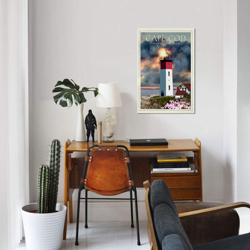 «Cape Cod», impression sur toile, H 18 po x l 12 po x P 1,5 po, Toile tendue, Pas de tapis