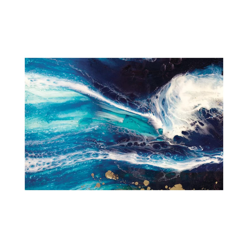 Blue Deep Pandora by Antuanelle - Wrapped Canvas Print, 30.48 cm H x 45.72 cm W