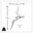 Coastal Bird Wall Sculpture, 14"-431443798