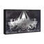 Chandelier Night Framed & Printed Accent Mirror