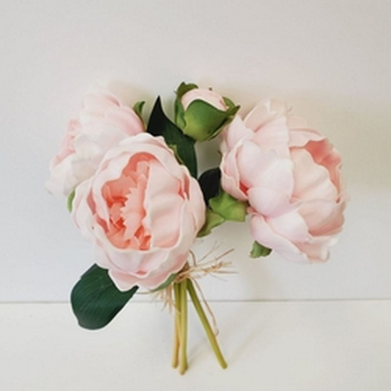 Bouquet de pivoines Real Touch, Rose