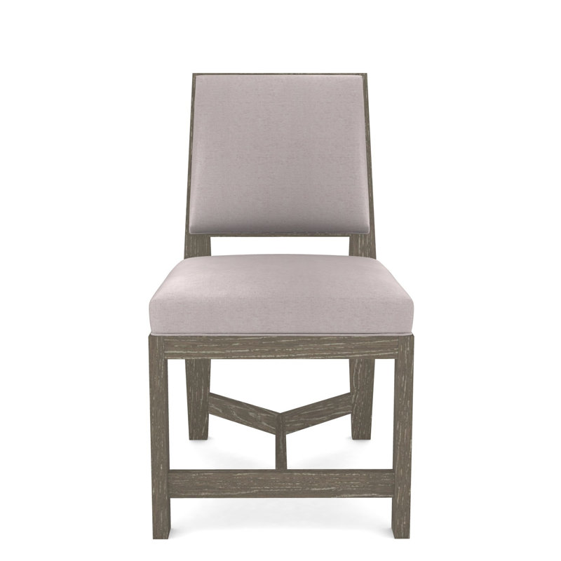 Thom Filicia Home Upholstered Back Side Chair, Nadia Linen, Hampton