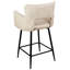 Panaca Upholstered Counter Stool with Metal Frame-473863672