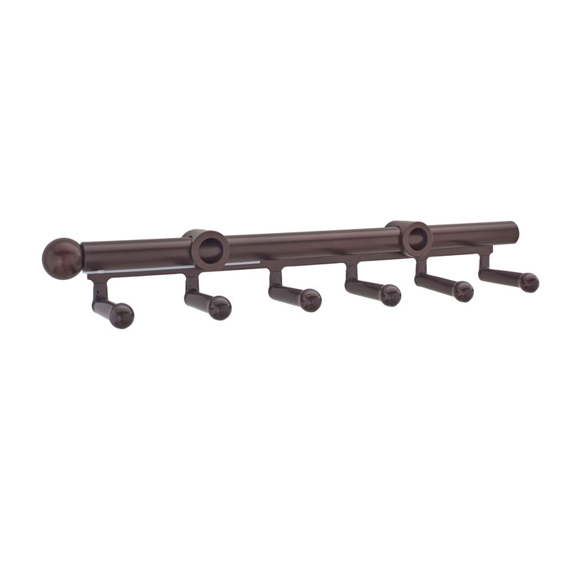 Rev-A-Shelf Pullout Rack Organizer for Belt, Tie, and Scarf Closet Storage, Oil Rubbed Bronze, 14 inch