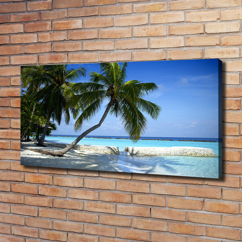 Tropical Beach - Wrapped Canvas Print