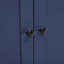 Grande armoire de rangement autoportante haute avec 2 tiroirs, 2 tablettes réglables et 8 portes-1414798131