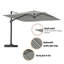 Parasol en porte-à-faux carré Cheetara-86927254