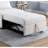 Convertible Chair In White With And Seatback Modern Function