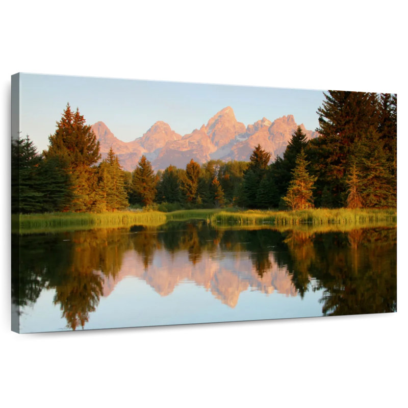 Alvord Sunrise In Snake River, H 24 po x l 36 po