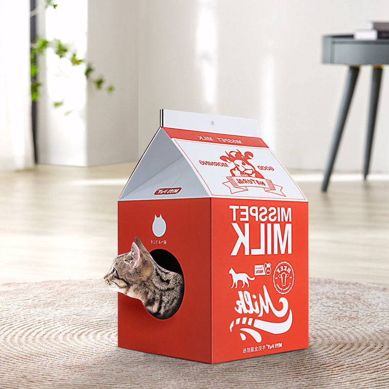 Lit carré pour chat 22 "Chasmin, Rouge