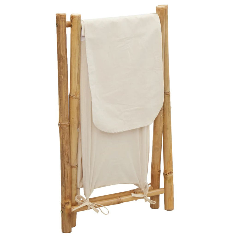 Bamboo Laundry Cart