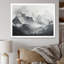 Moody Majestic Mountain Peaks - paysage de montagnes, impressions sur toile-97014336-97014342