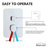 Complete Shower System with Rough in-Valve