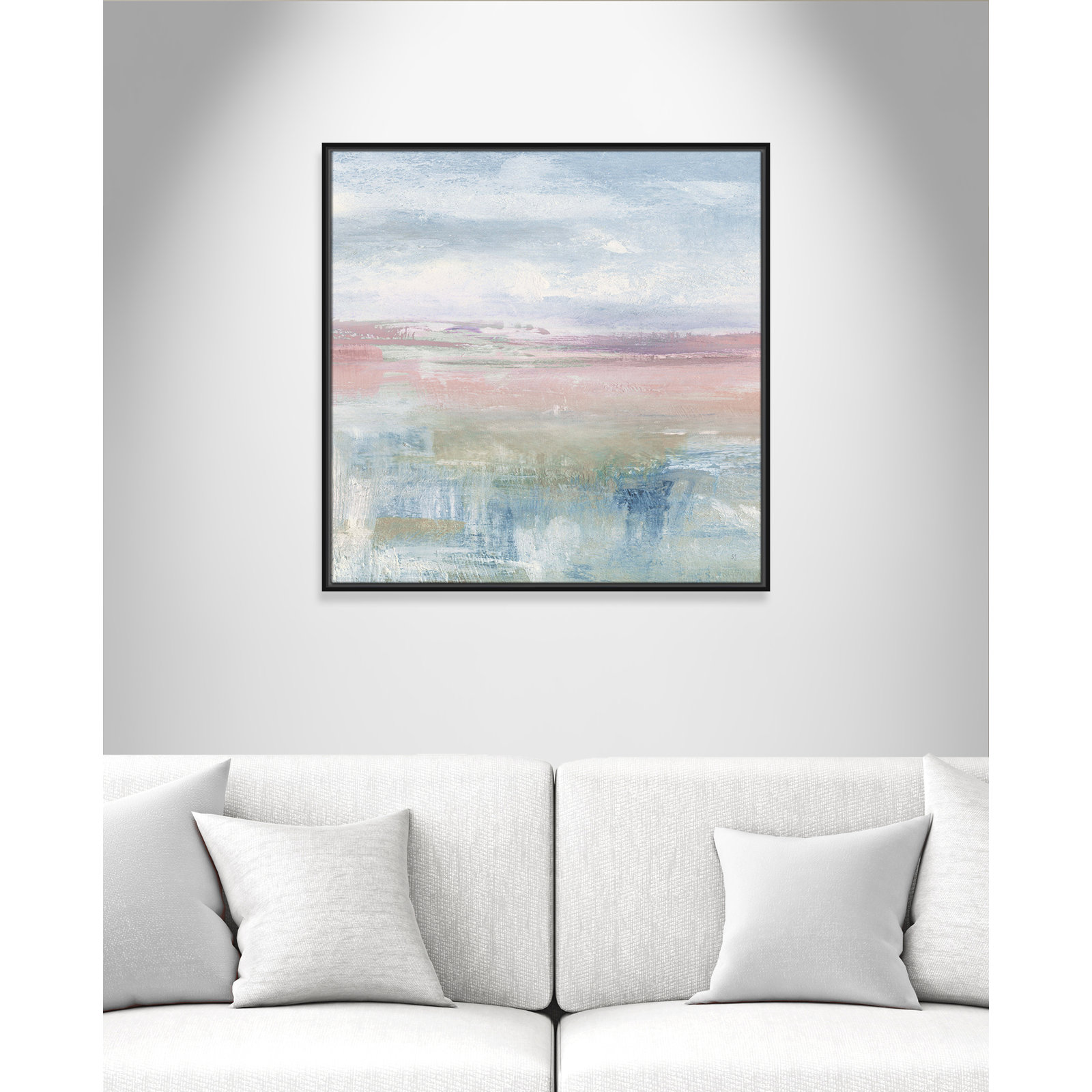 Effa "Back Shandelee II" Print by Susan Jill, 31.5" H x 31.5" W x 2" D, Black Framed