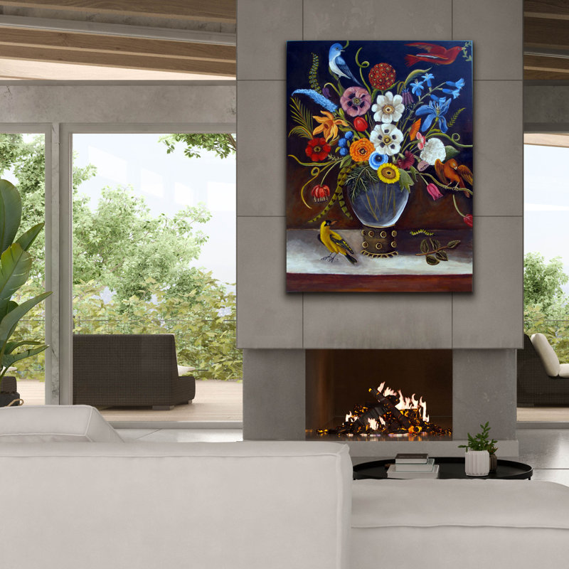 «Be Still Life» par Catherine A Nolin, art mural sur toile, H 54 po x l 40 po x P 1,5 po
