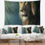Lion avec une tapisserie serious look Animal-28485747