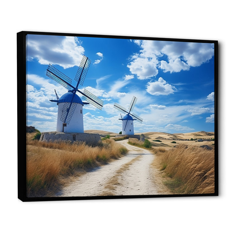 Reproduction sur toile Koleen, Cadre flottant noir, H 30 po x l 40 po x P 1,5 po