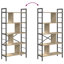 75cm W Steel Etagere Bookcase-1438948494-1438948483