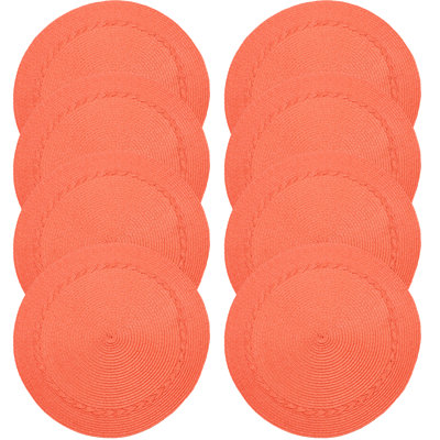 Naomie Polypropylene Plastic Round Placemat