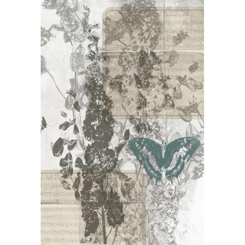 A Touch Of Teal II by Jennifer Goldberger - Wrapped Canvas Painting, 30cm H x 20cm W x 3.8cm D