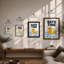 Bath Time Duck Typography - Framed Print-1693176259-1693176258
