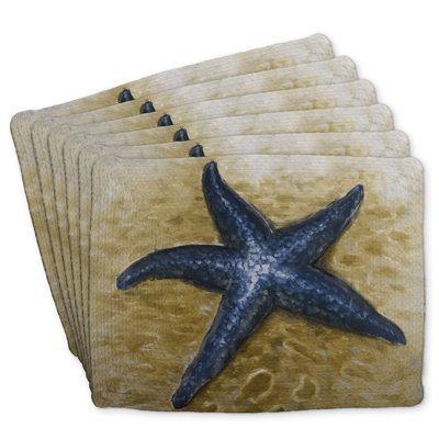 Beautiful Starfish Braided Polyester Andaluss - Set of 6