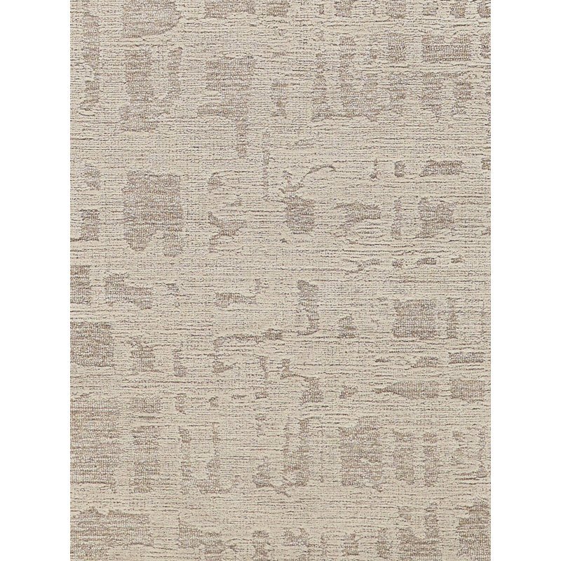 Aspen Hand Tufted Abstract Area Rug, Natural Beige/Ivory, Rectangle 9' x 12'
