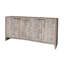 Buffet d'appoint 4 portes Accent Bois naturel lavé, style artistique, rangement de salon polyvalent-655212705