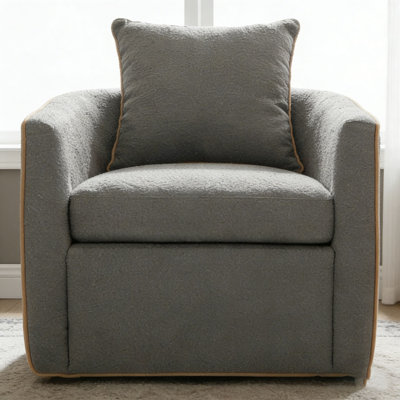 Fauteuil pivotant rembourré Fauteuil club