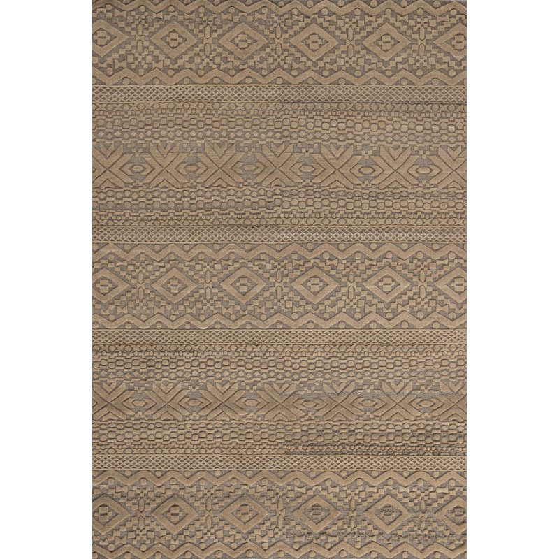 Bariloche Wool Geometric Area Rug, Rectangle 5' x 7'