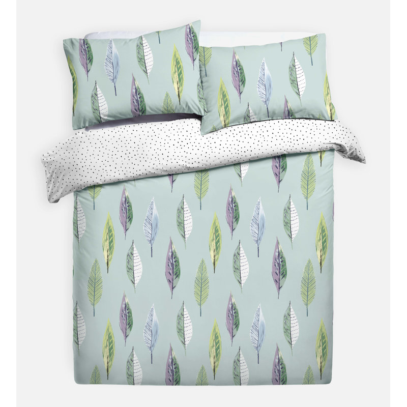 Loire Reversible Duvet Cover Set, Off White, Superking - 2 Pillowcases
