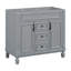 Meuble-lavabo 36 po sans lavabo supérieur, armoire seulement, armoire de rangement avec 2 portes à fermeture douce et 2 tiroirs-1942581614