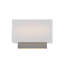 1 - Light LED Dimmable Brushed Nickel Flush Mount-1035860069