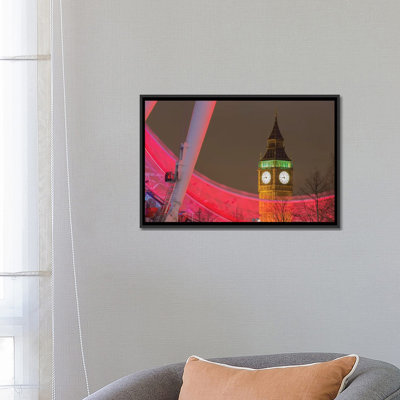 «Big Ben and London Eye I» par Mark Paulda, impression sur toile