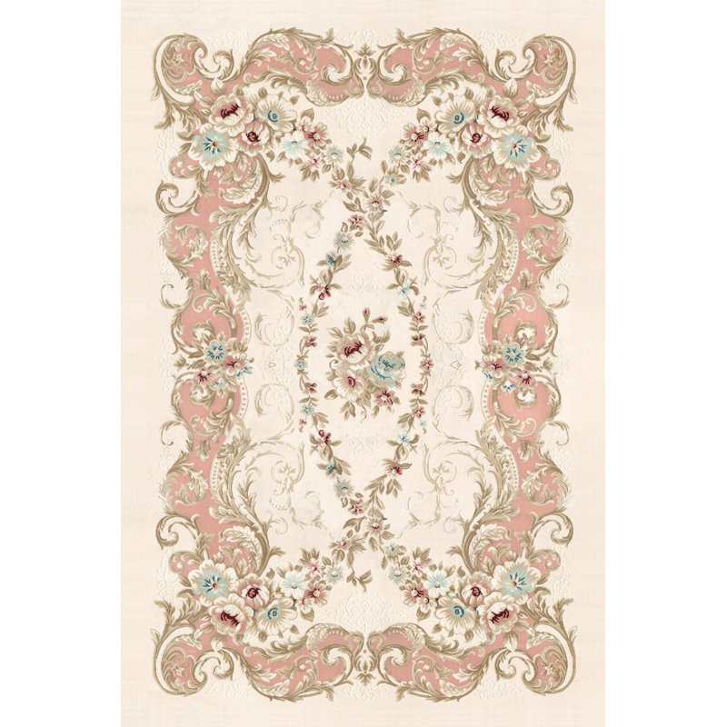Premium Woven Area Rug, 5.9 x 9.2 Feet | 100% Polyester, 650 g/m² | Antibacterial, Non-Slip PVC Dot Underside, 0.3 in Pile Height | Machine Washable, 3D Digital Printing | Perfect for Living Room & Bedroom Decor