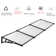 Dakota Fields 270cm W x 90cm D Plastic Cover Retractable Door / Window Awning
