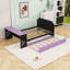 Lit de jour double en bois avec bureau, lit gigogne simple et port USB