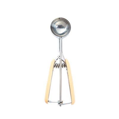 Restaurantware Ice Cream Scoop 1 Case 2 oz Stainless Steel Portioner Commercial Kitchen Tool Comfortable Grip Dishwasher-Safe Spring-Loaded Handle