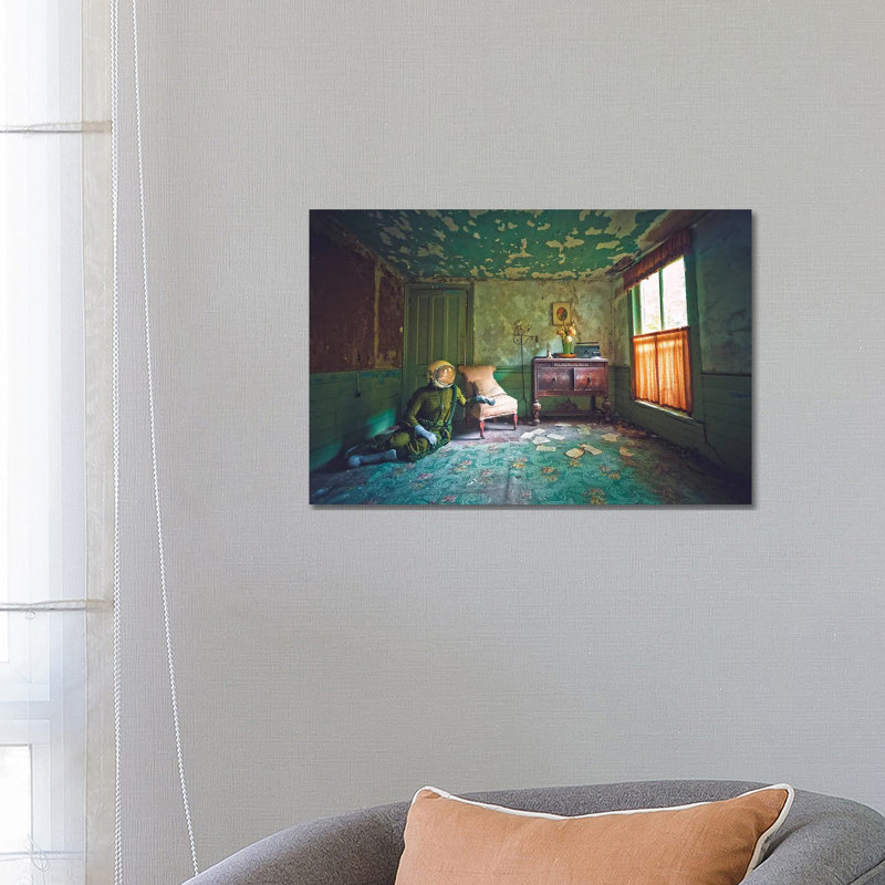The Lonely Astronaut XII by Karen Jerzyk - Wrapped Canvas Print, 45.72cm H x 66.04cm W x 1.905cm D