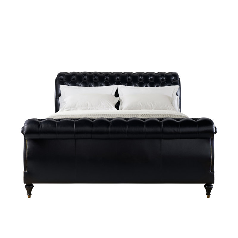 Spencer London Leather Bed
