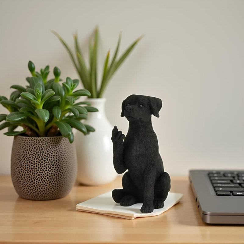 Figurine hilare levant le Labrador - Jfsm Inc.