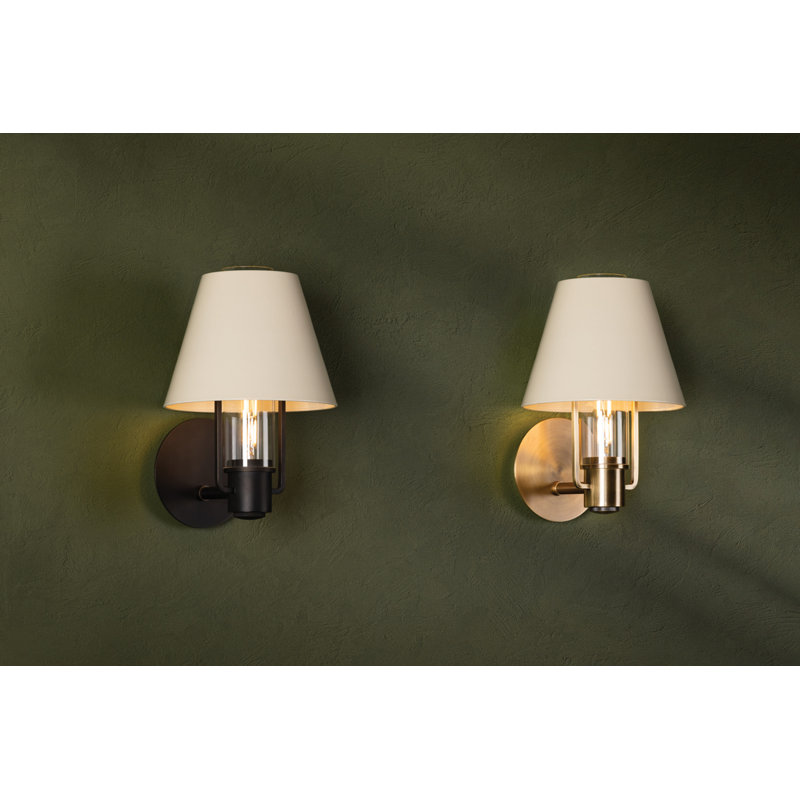 1 - Light Armed Sconce, Bronze