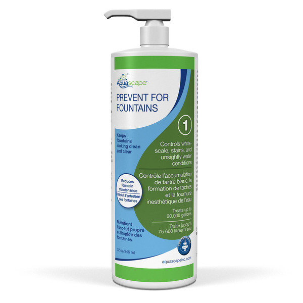 Prévenir les fontaines et les chutes d'eau Contrôle des algues, 8 oz / 236 ml