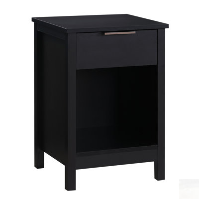 Nightstand with Drawer,3-Tier End Side Table with Storage Drawer and Shelf,Modern Bedside Night Stand for Bedroom, Living Room