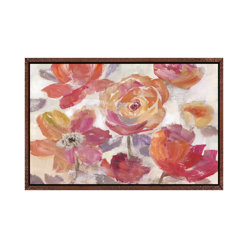 Fancy Free 1 Piece Painting on Canvas, 101.6 cm H x 66.04 cm W, Classic Brown Wood Framed