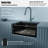 Karran Quartz 24-3/8'' X 19-1/8'' Single Bowl Undermount Kitchen Sink Kit-65980510
