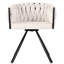 Metal Side Chair in Beige