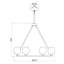 Tyne 6 - Light Waggon Wheel Chandelier